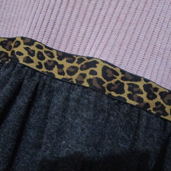 NWT Designer Violeta e Federico girls knit dress sz 10 pink grey leopard Spain - Picture 12 of 15